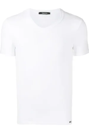 Tom Ford T-Shirt mit V-Ausschnitt