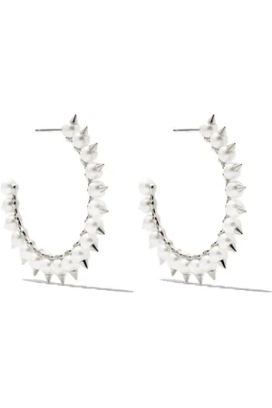 Tasaki 18kt Weißgoldcreolen