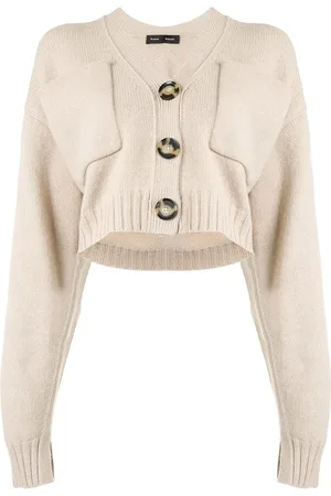 Proenza Schouler Cropped-Cardigan mit V-Ausschnitt