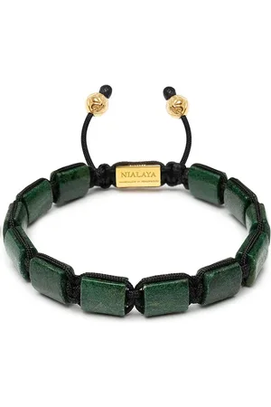 Nialaya Armband mit Jade-Perlen