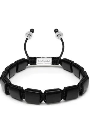 Nialaya Armband mit Onyx-Perlen