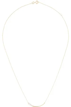 LE STER 18kt Gelbgoldhalskette mit Diamanten