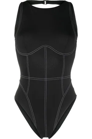 Noire Swimwear Rückenfreier Badeanzug