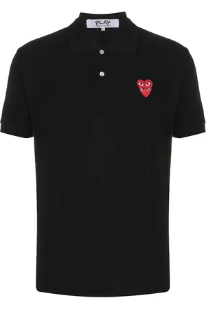 Comme des Garçons Poloshirt mit doppeltem Logo