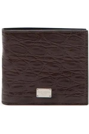 Dolce & Gabbana Portemonnaie mit Logo-Schild
