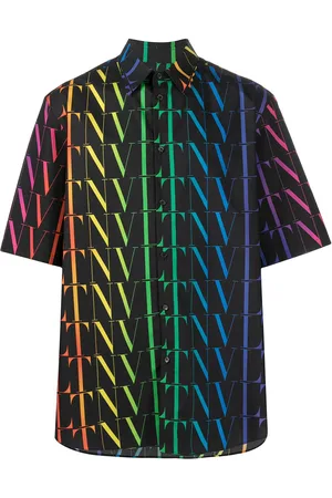 VALENTINO GARAVANI Hemd mit VLTN Times-Print