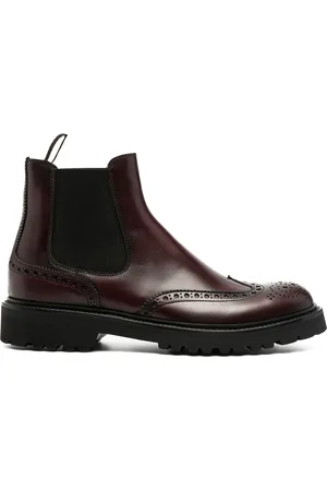 Scarosso Stiefeletten mit Budapestermuster