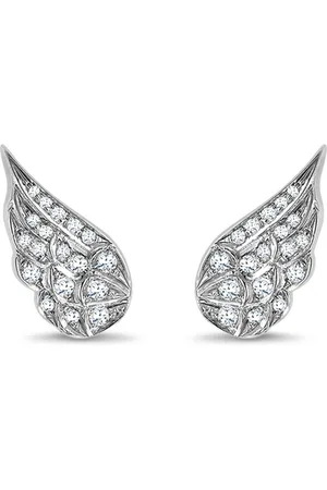 Pragnell 18kt Weißgoldohrringe mit Diamanten