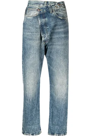 R13 Jeans mit asymmetrischem Bund