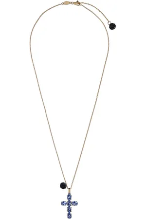 Dolce & Gabbana 18kt Gelbgoldhalskette mit Saphiren
