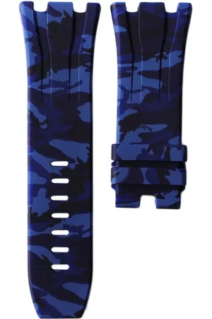 HORUS WATCH STRAPS Blue Camo Uhrenarmband 44mm