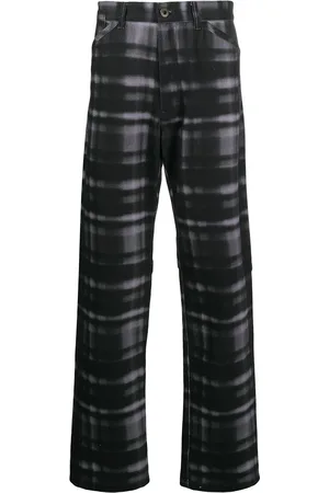 QASIMI Gerade Hose mit Karomuster