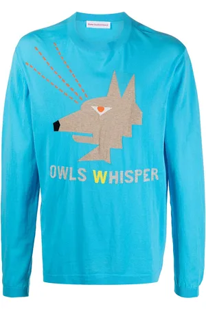 WALTER VAN BEIRENDONCK Gestricktes Owl Langarmshirt