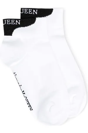 Alexander McQueen Socken mit Logo-Stickerei