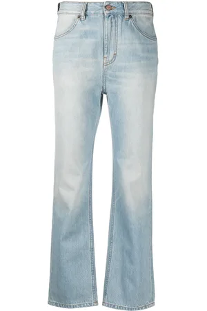 Victoria Beckham Halbhohe Schlagjeans
