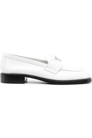 Prada Loafer mit Logo-Schild