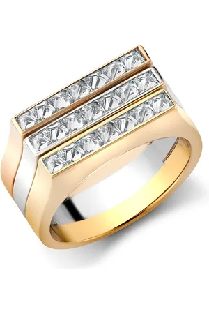 Pragnell 18kt Gelbgoldring mit Diamanten