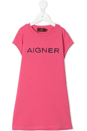 Aigner T-Shirtkleid mit Logo-Stickerei