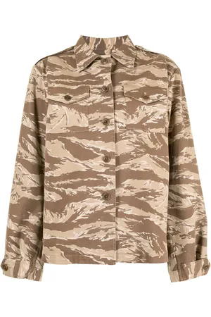 NILI LOTAN Hemd mit Camouflage-Print