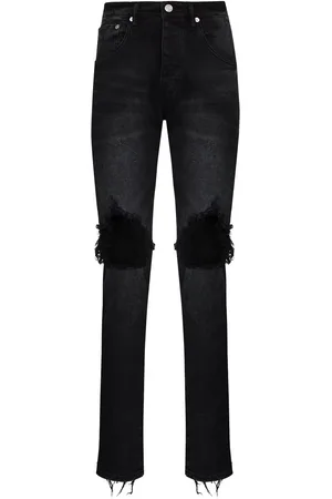 Purple Brand Wash Blowout Slim-Fit-Jeans