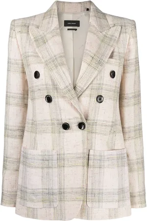 Isabel Marant Doppelreihiger Blazer mit Karomuster