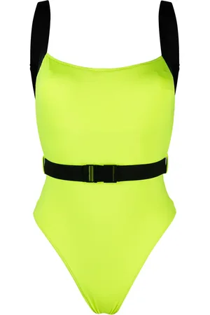 Noire Swimwear Zweifarbiger Badeanzug