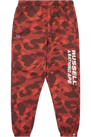 A Bathing Ape X Russell Jogginghose mit Camouflage-Print
