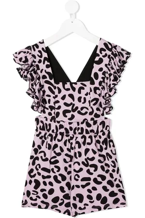 Wauw Capow by Bangbang Playsuit mit Leoparden-Print