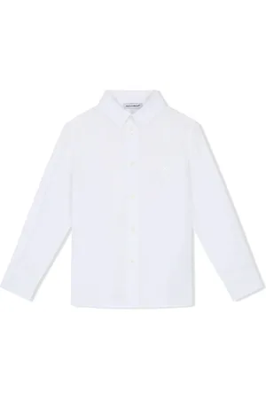 Dolce & Gabbana Hemd mit Logo-Stickerei