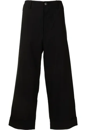 Ports V Cropped-Hose mit Slogan-Print
