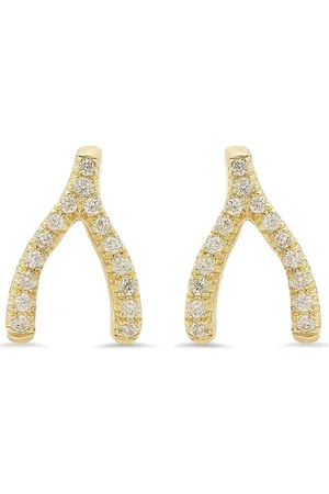 Jennifer Meyer Mini 18kt Gelbgoldohrstecker mit Diamanten
