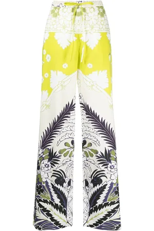 VALENTINO GARAVANI Hose mit Blumen-Print