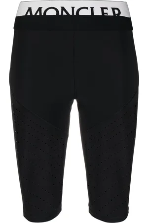 Moncler Radlerhose mit Logo-Print