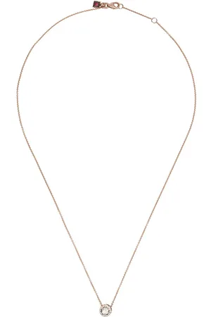 SELIM MOUZANNAR 18kt Rotgoldhalskette mit Diamanten