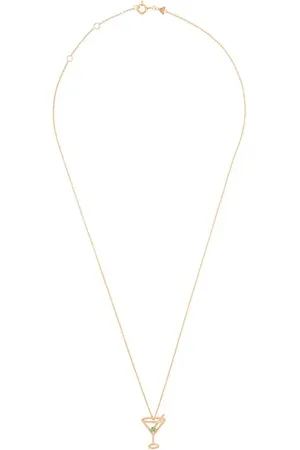 Aliita 9kt Gelbgoldhalskette mit Diamanten