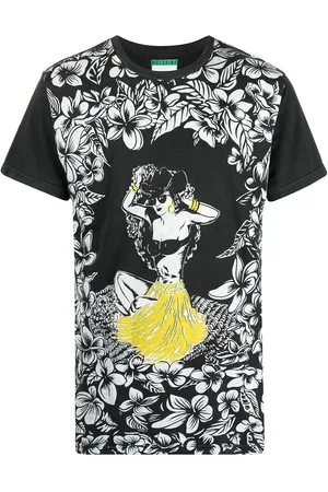 Moschino 1990s T-Shirt mit Hula-Print
