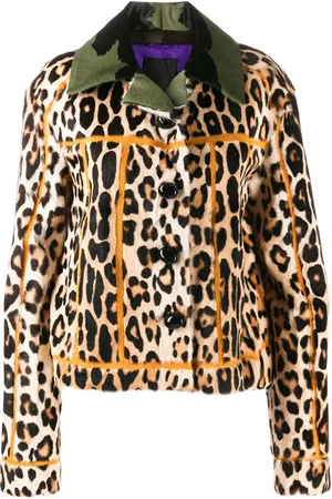 LISKA Jacke mit Leoparden-Print