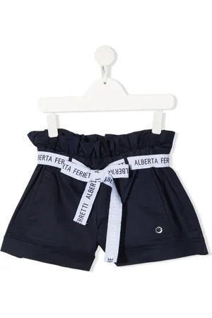 Alberta Ferretti Shorts mit Logo-Gürtel