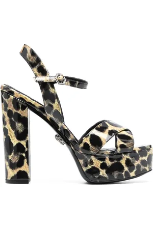 Philipp Plein Sandalen mit Leoparden-Print