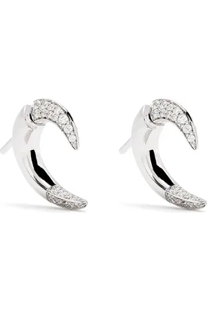 SHAUN LEANE 18kt Weißgoldohrringe mit Diamanten