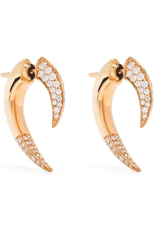 SHAUN LEANE 18kt Rotgoldohrringe mit Diamanten