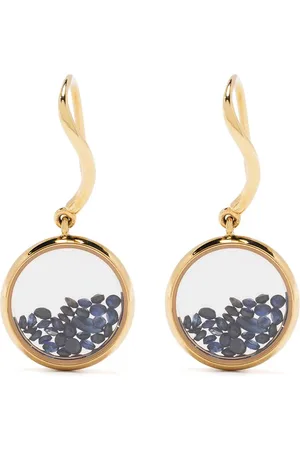 Aurélie Bidermann 18kt Gelbgold-Hängeohrringe mit Diamanten