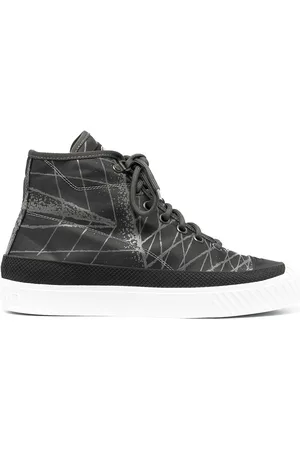 Stone Island High-Top-Sneakers mit abstraktem Print