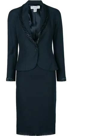 Dior 2000 Kostüm mit Zopfmuster