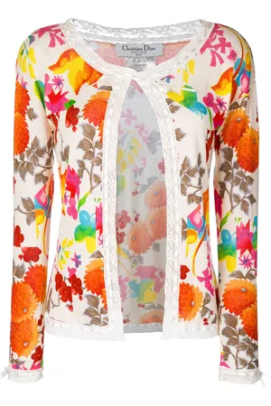 Dior 2000 Cardigan mit Rüschen