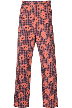 HENRIK VIBSKOV Schmale Hose mit Blumen-Print