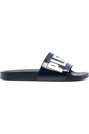 Philipp Plein Pantoletten mit Logo-Print