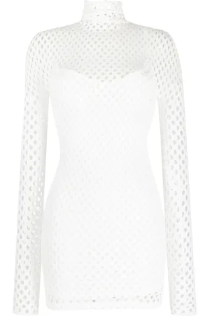 Philipp Plein Minikleid mit Mesh-Overlay