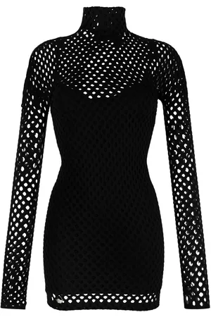 Philipp Plein Minikleid mit Mesh-Overlay