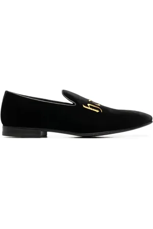 Philipp Plein Samt-Loafer mit Stickerei
